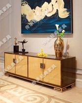 Eurostyle Postmodern Series Furniture Neoclassical Black Piano Lacquer Cabinet Art Fashion Furniture
