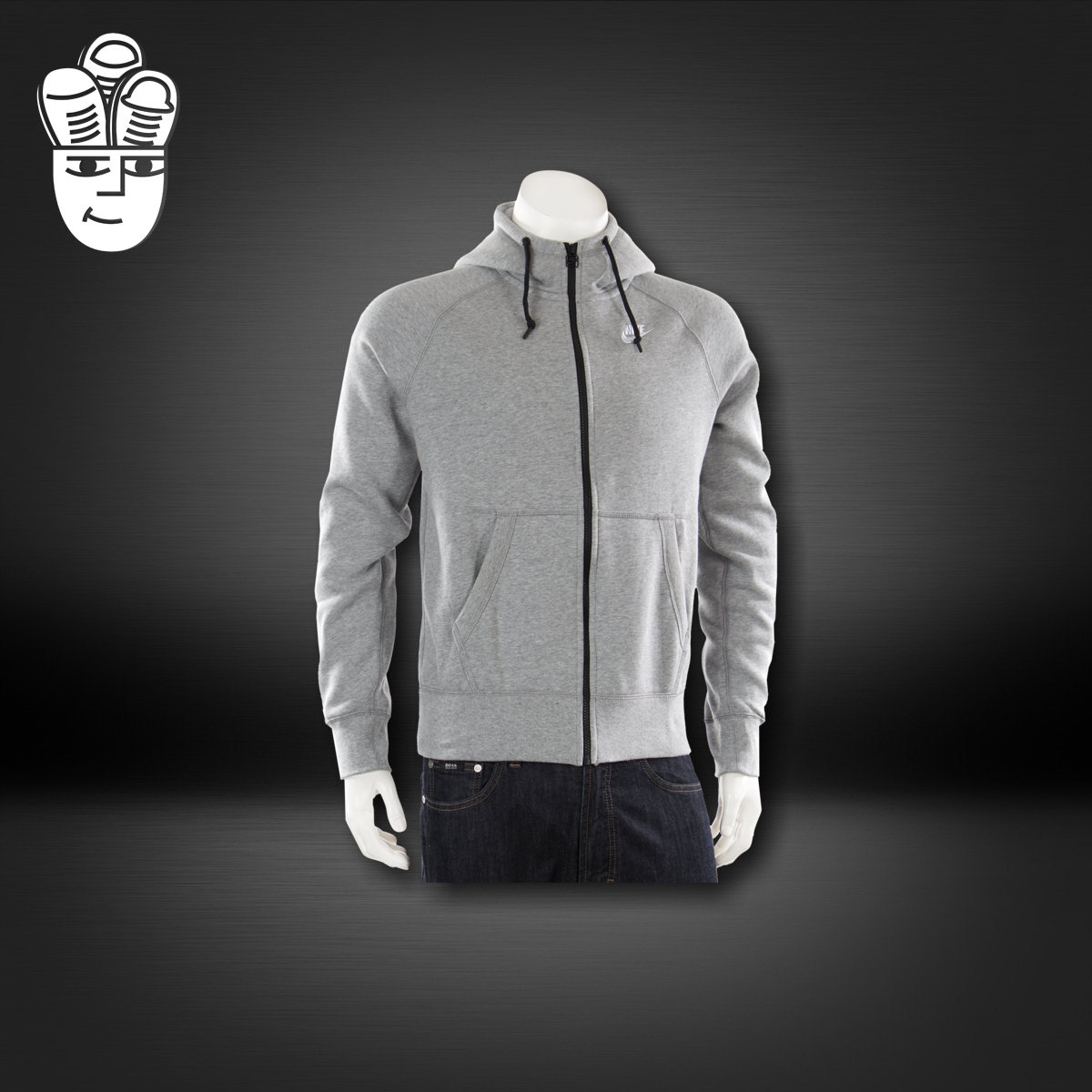 Nike AW77 Fleece Zip Hoodie 耐克男子连帽外套 休闲套头衫