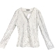 叶 珂 2018 thu đông đan len trắng cổ chữ V tay dài nặng nề khí chất mạ vàng áo cardigan len Cardigan