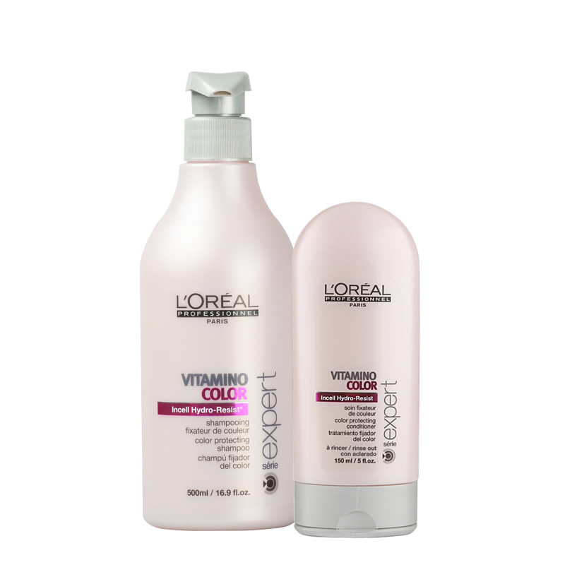 进口欧莱雅正品染后护色洗护套装500ml+150ml持久护/固/锁色包邮