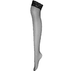 ເກົາຫຼີໃຕ້ sexy lace black fishnet socks women's spring and summer bottoming long tube stockings stovepipe hollow thin socks fishnet socks