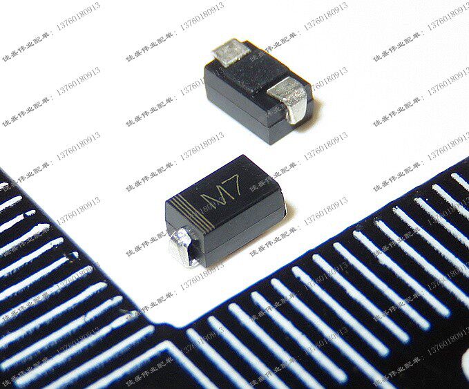 SMD rectifier diode 1N4007 M7 DO-214AC package 2000 whole disk 42 yuan per disk
