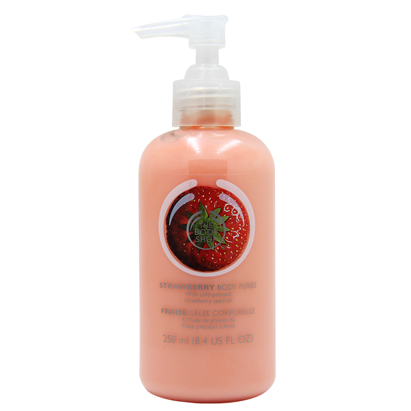The Body Shop/美体小铺 士多啤梨/草莓身体润肤露250ml 身体乳