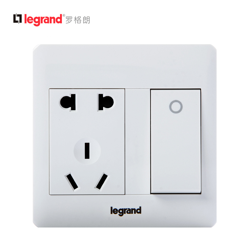 TCL Rogange switch socket open 5-hole socket switch socket panel power socket Ming fit