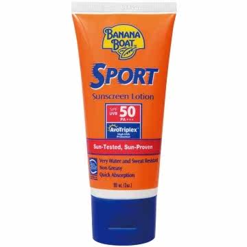香蕉船 运动系列防晒乳液90ML SPF50 PA+++台湾官网直邮进口