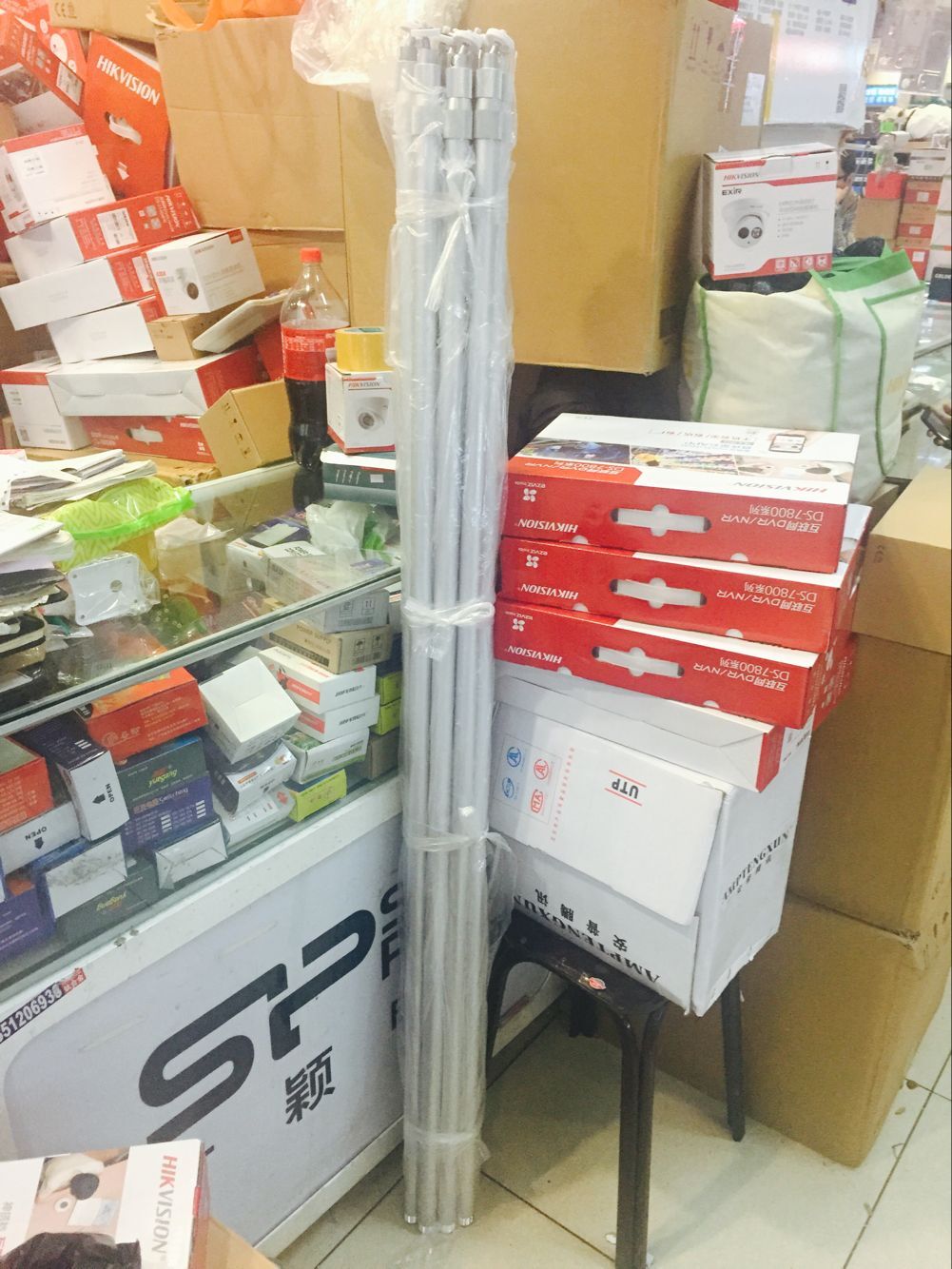 Monitoring bracket lengthened bracket telescopic bracket 0 -1 -1 2 m 2 m camera bracket bracket-Taobao