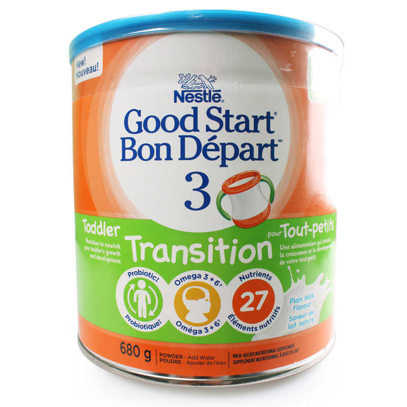 加拿大直邮Nestle雀巢Good Start 3段幼儿奶粉680g原味