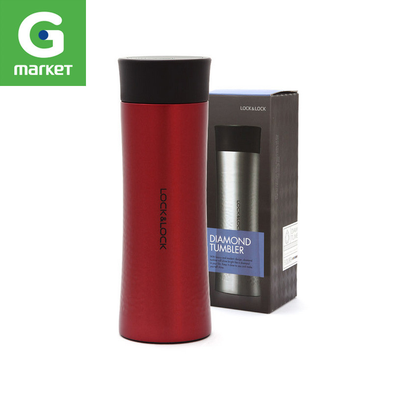 韩国正品Gmarket[Lock&Lock乐扣乐扣]李钟硕水杯 300ml 红色