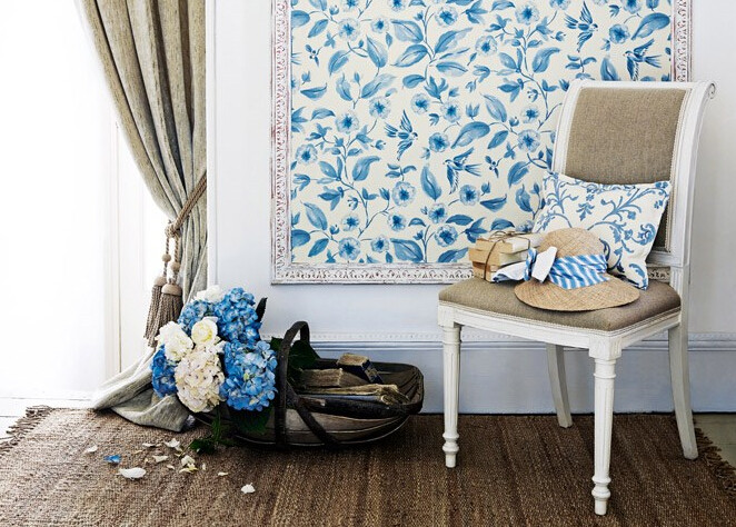 Sanderson Wallpaper Aegean Vinyl Wallpaper DAEG213059 DAEG213060 DAEG213061