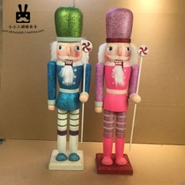 Walnuts Clip Puppet Pink Powder Green Home Pendulum High 45CM