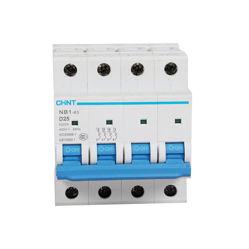 CHINT Mini circuit breaker NB1-63 4P D10A16A20A25A32AD four-pole air switch