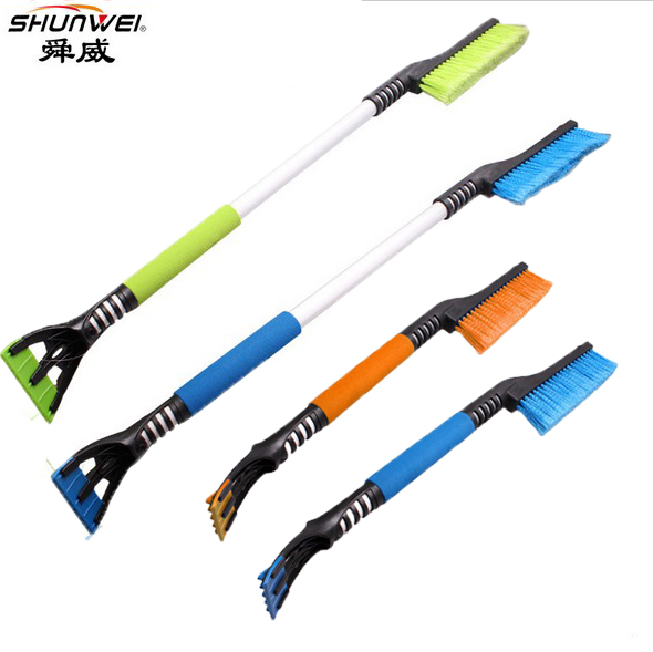 Shunwai Car Apart Snow Shovel Car Supplies De-icing Frost Weed Snow Brush Sweep Snow Brush Winter Retractable Shoveling Snow Tool