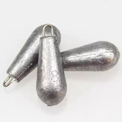 Olive lead sinker 15 30 40 50g Hollow lead block Lead skin sinker Conical lead sinker Fishing gear full gram sinker