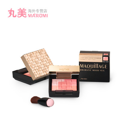 Shiseido/资生堂日本MAQuillAGE新5色立体腮红高光 心机美人腮红