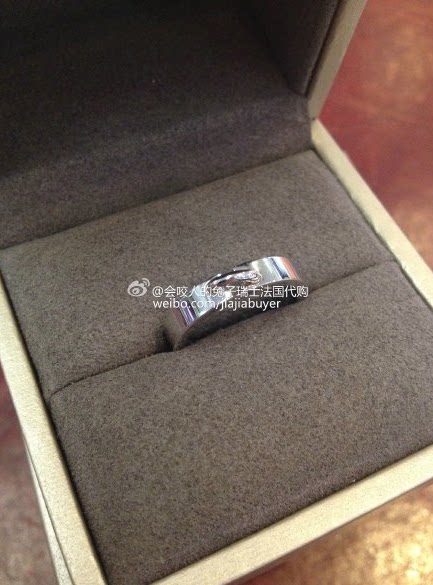France chaumet Shangmei Liens18K Platinum wedding ring to ring 080224 live