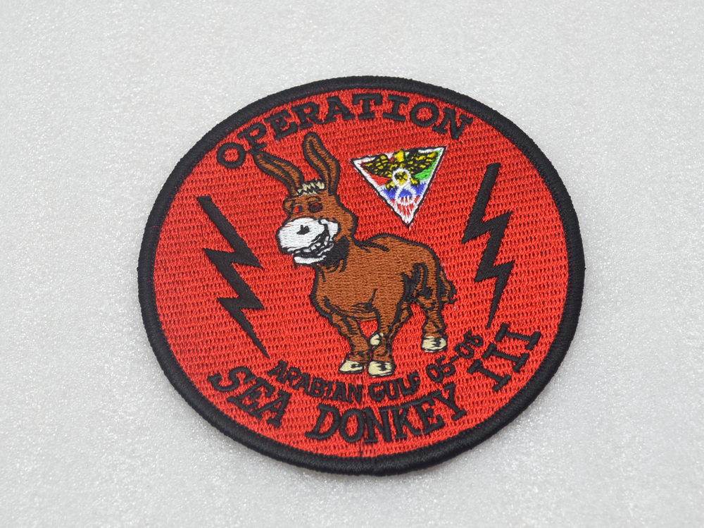 US Navy's 8th carrier-based CVW-8 Operation Sea Donkey iii badge 