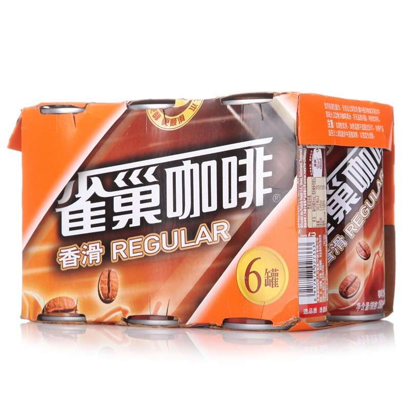 【苏宁易购】 雀巢 Neslte 咖啡 香滑 罐装 180ml*6联包