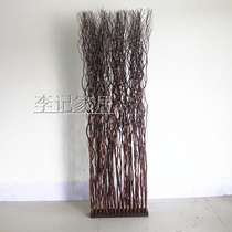 Natural branches Home decoration Dining room Living room bedroom mobile partition entrance background wall Solid wood seat screen recommended