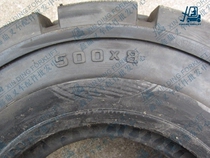 Forklift Solid Tire Engineering Car Gold Foot Plate 500-8 Solid Tire Flat Trailer