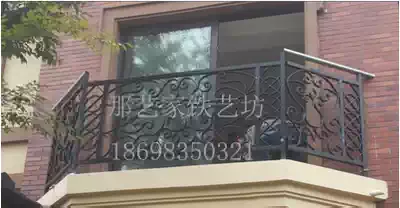 European high-grade iron stair handrail bay window guardrail attic exquisite guardrail corridor railing balcony fence