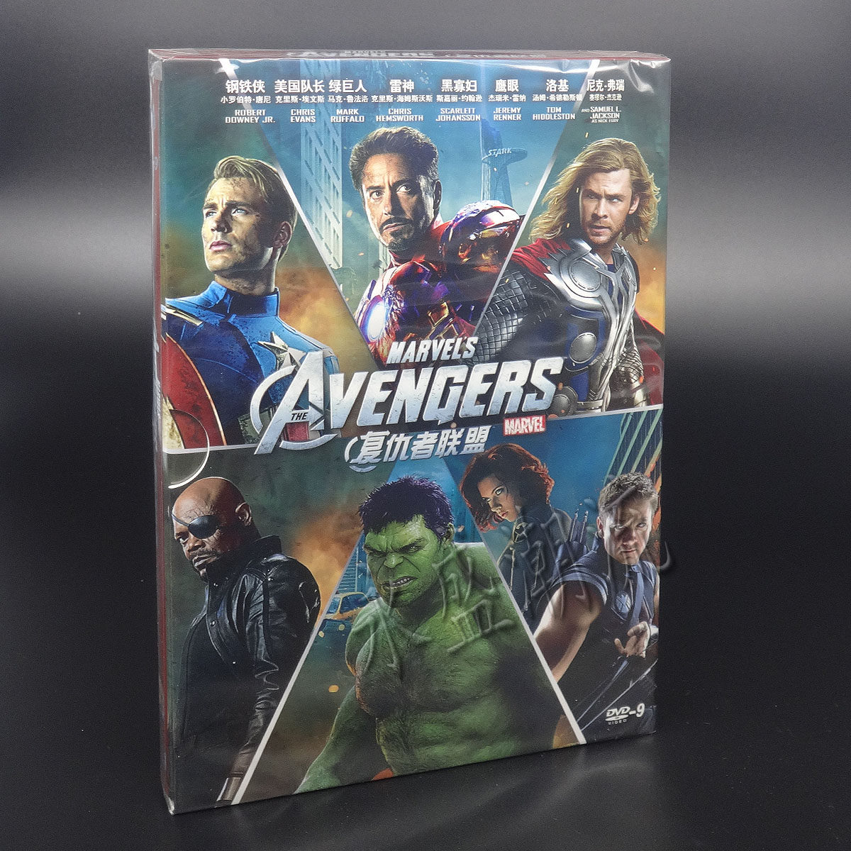 正版The Avengers 复仇者联盟 高清电影DVD光盘碟片 英语/国语