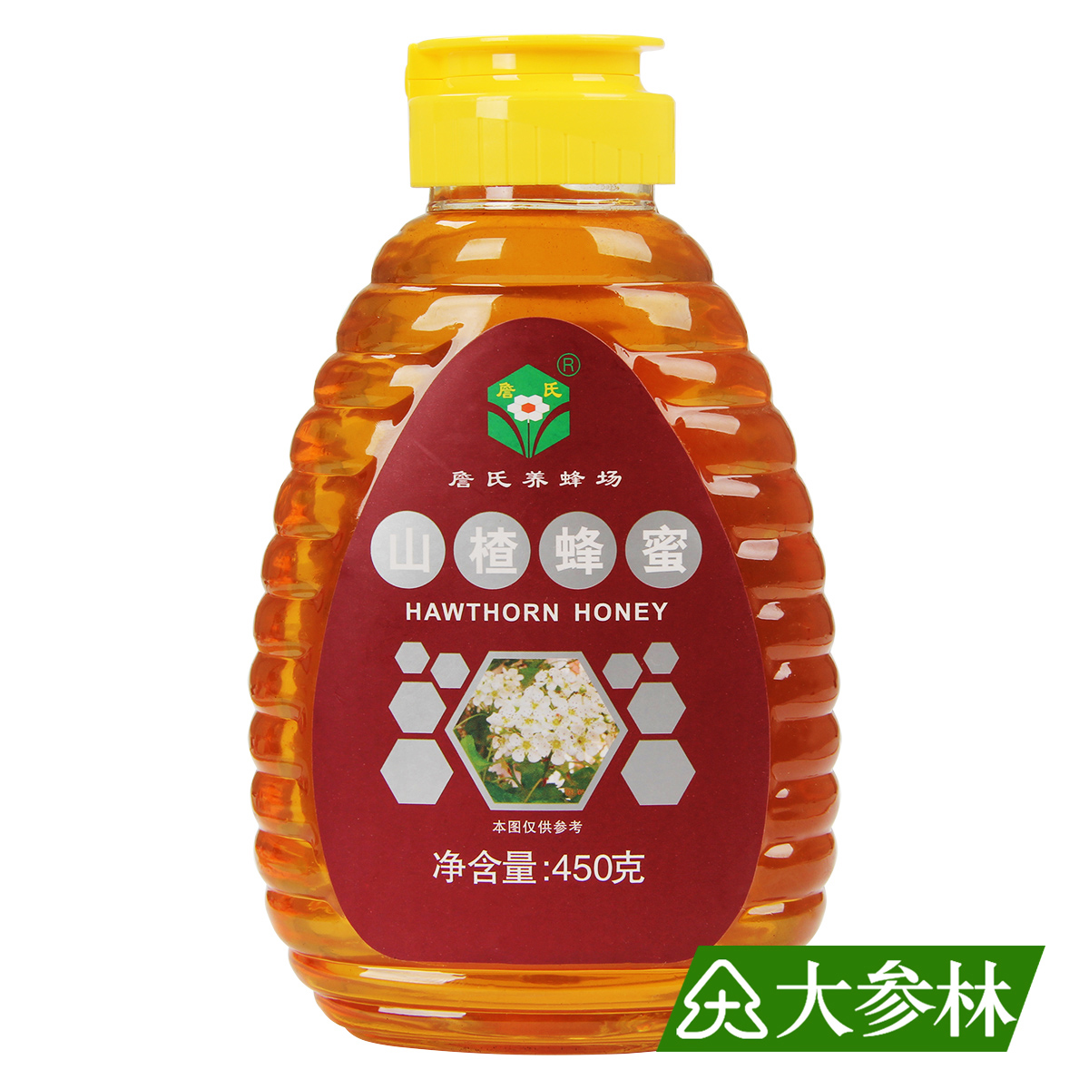 詹氏 山楂蜂蜜 450克 韶关蜂蜜