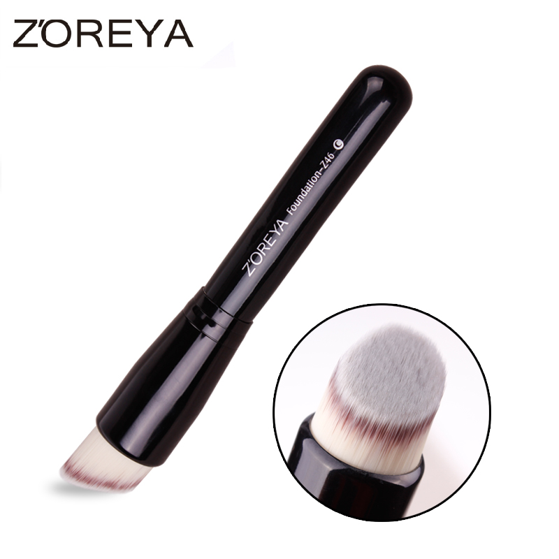 ZOREYA化妆刷斜头粉底刷散粉刷腮红刷彩妆刷大轮廓刷便携大号刷子