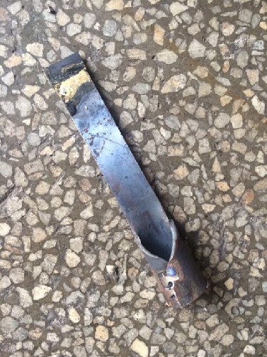 Marine thickening rust removal tungsten steel yg8 single head shovel descaling tool single head scraper deck descaling shovel