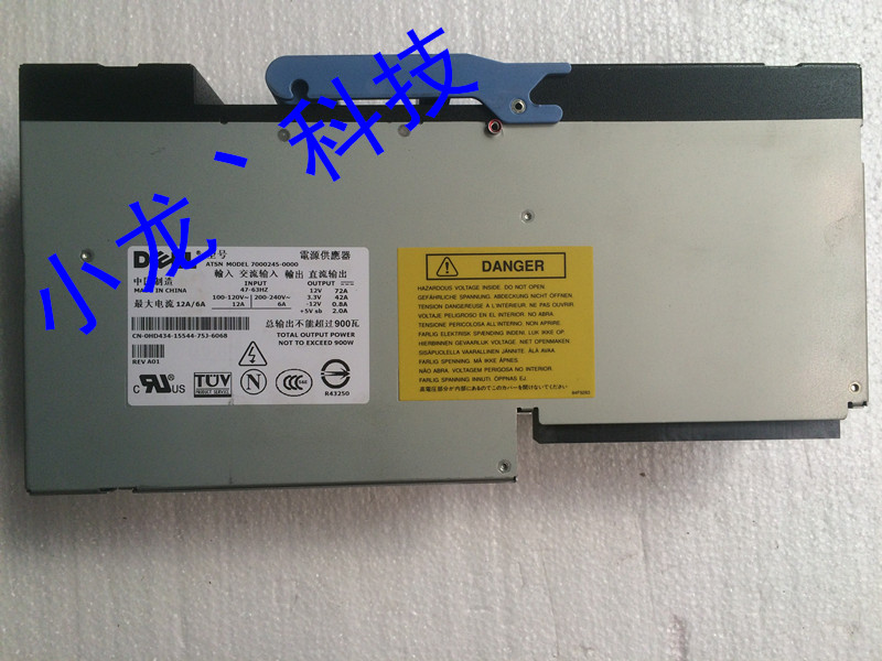 DELL 6650 server power supply 7000245-0000 86GNR HD434 900W complete machine test