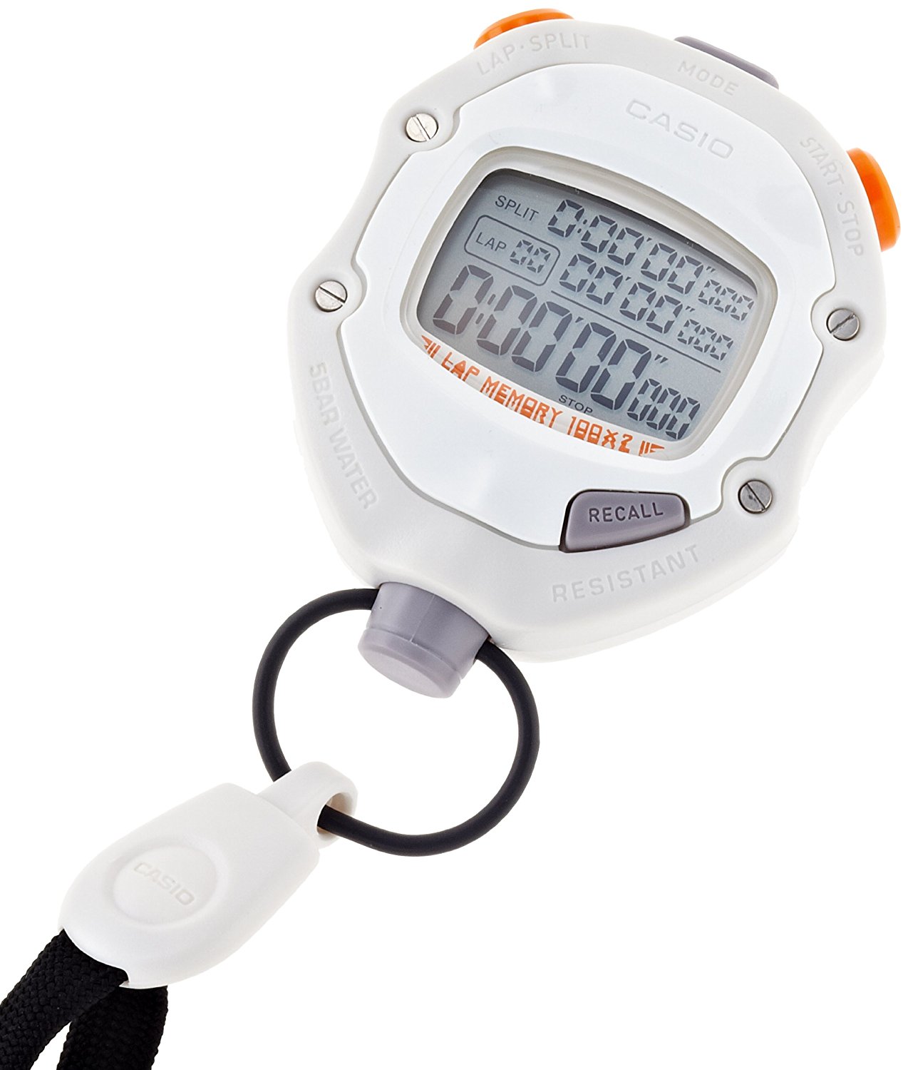 Shipping white CASIOCASIOHS-70W-8JH stopwatch timer stopwatch this month
