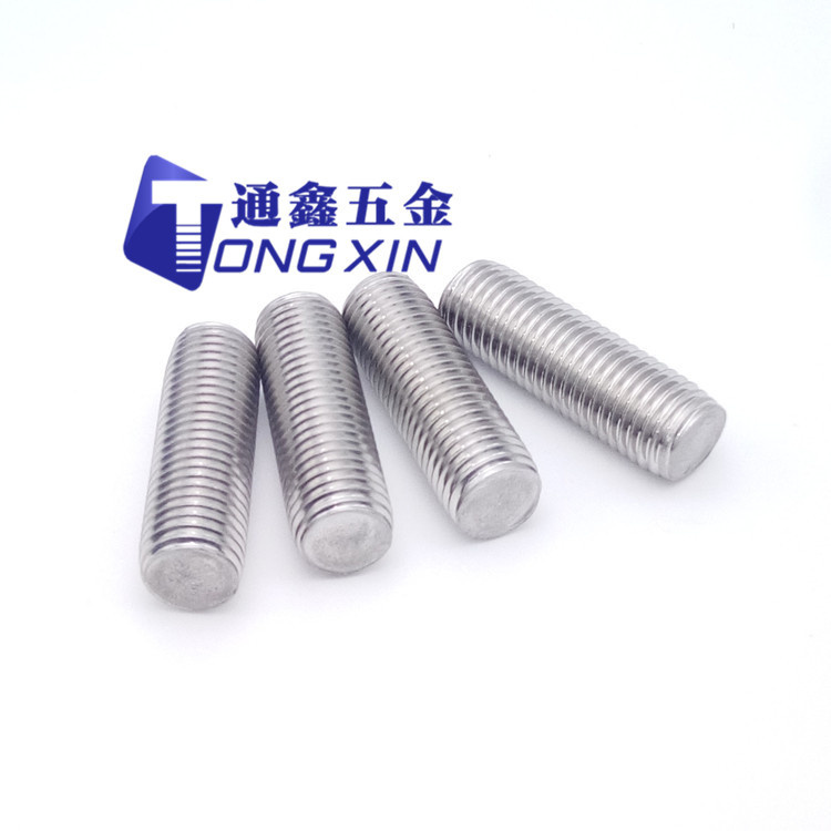 Factory direct M8 304 stainless steel screw full thread tooth rod through wire screw headless bolt stud tooth strip