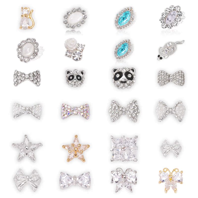 KaSi美甲手机DIY钻饰品水钻 甲油胶假指甲贴钻合金美甲钻145-168