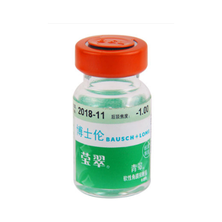 博士伦莹翠青翠近视年抛隐形眼镜透明片 一片装 MD