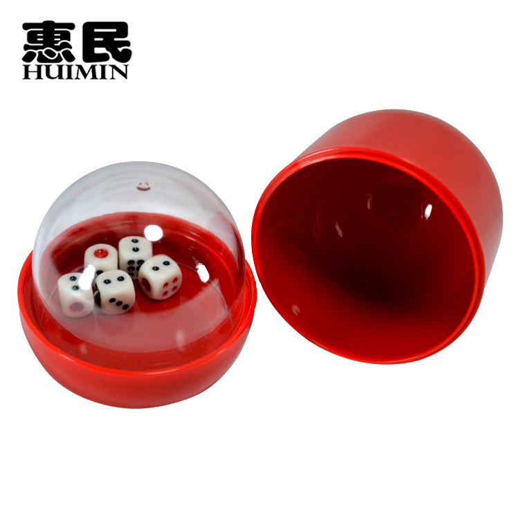 Bar supplies With transparent cover Double-layer tray Dice cup Screen cup Color cup with 5 dice 6