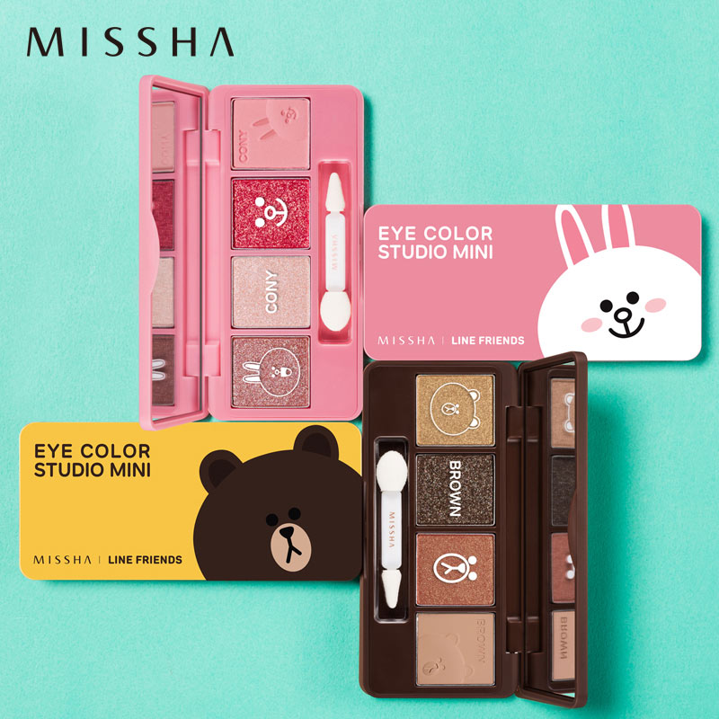 Missha/谜尚LINE FRIENDS眼影HOT