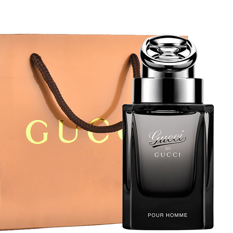 GUCCI古驰全新同名经典男士淡香水50/90ml持久清新树木香调正品