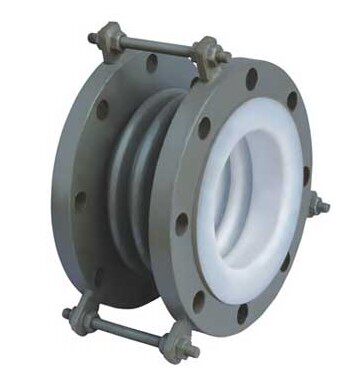 Lining fluorine pipe fitting lining fluorine compensator compensator (tricorrugated) steel F4 corrosion resistant and acid-resistant