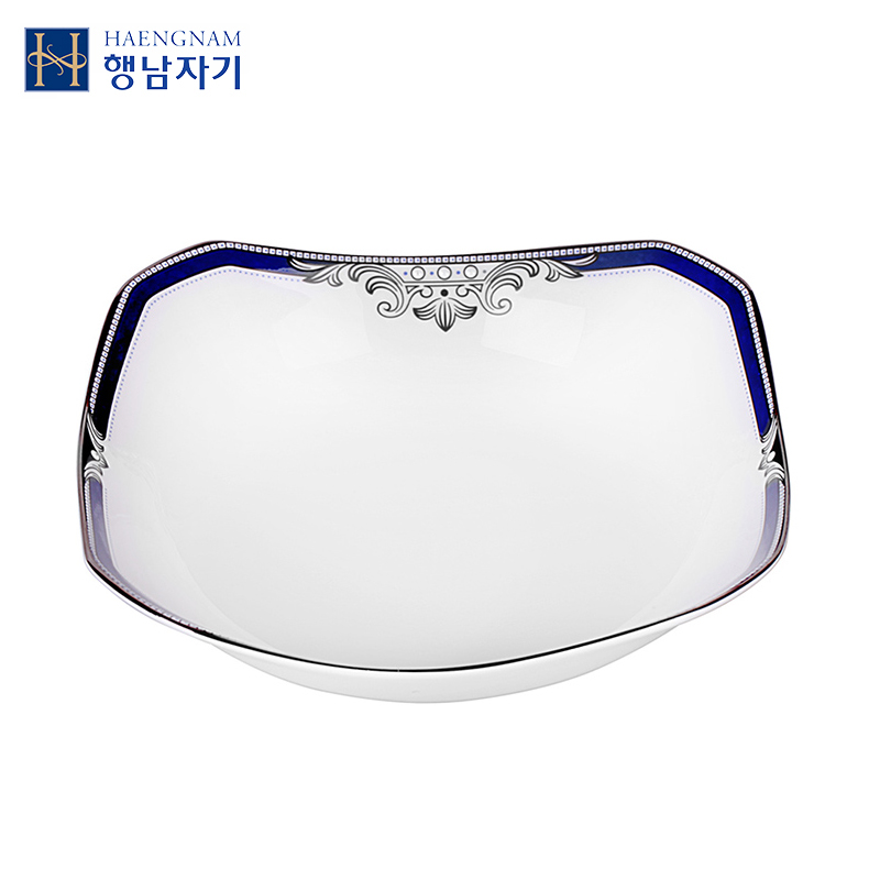 HAENGNAM Han Guoxing 8.5 inch deep dish only four corners south China knight ipads porcelain tableware dish