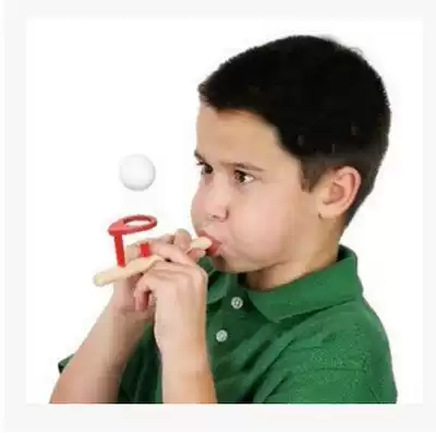 Export original single blowing music suspension ball blowing ball device magic suspension ball children's puzzle parent-child game toy