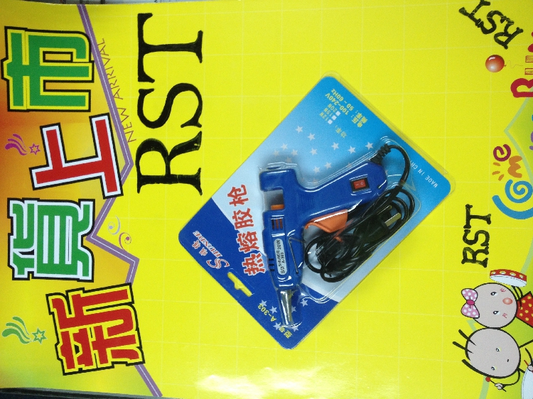 Hot melt gun microglue gun 20W with switched hot gun Mini hot melt gun hot - solid rubber bar