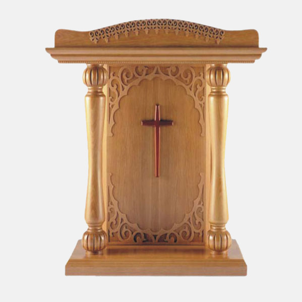 (Nazarei carpenter base) Prefect of the Church Lectern Church Supplies Podium Preacher Lecture Table Solid Wood Lecture Table N12009