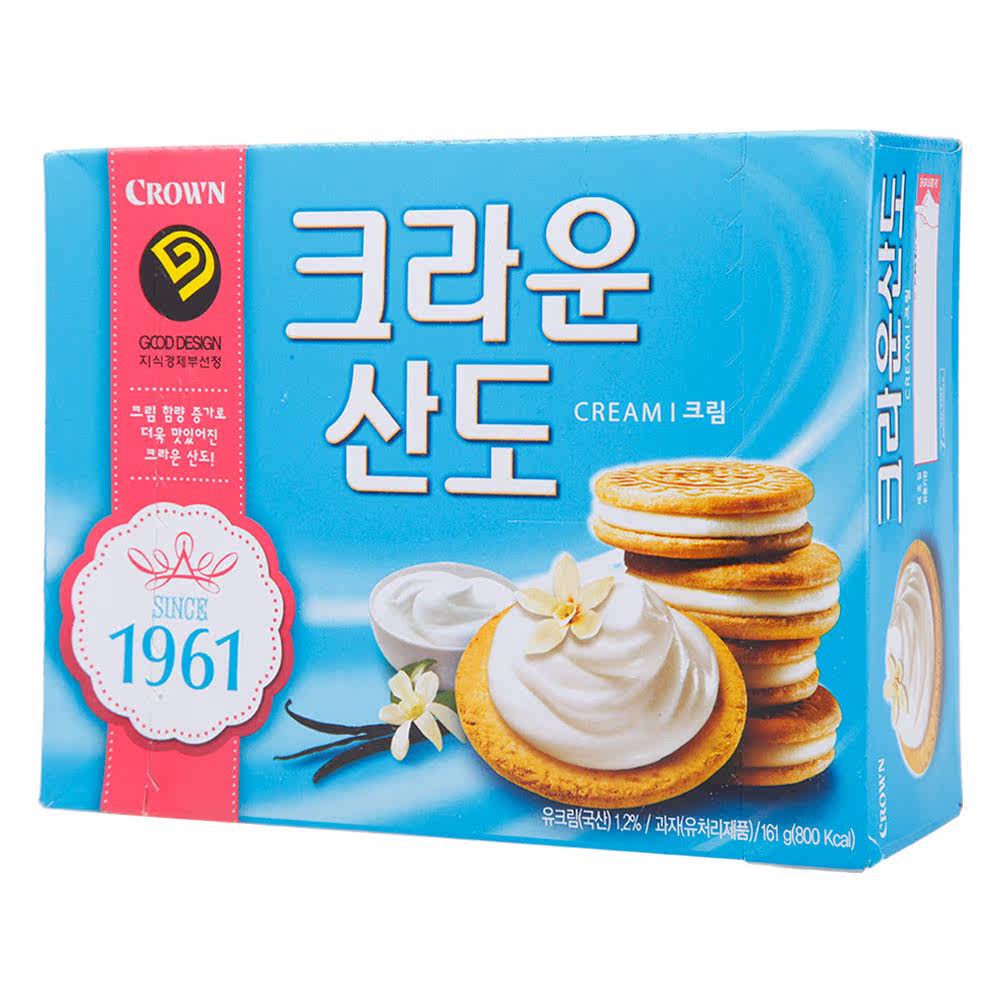 可来运 奶油夹心酥饼干161g 韩国