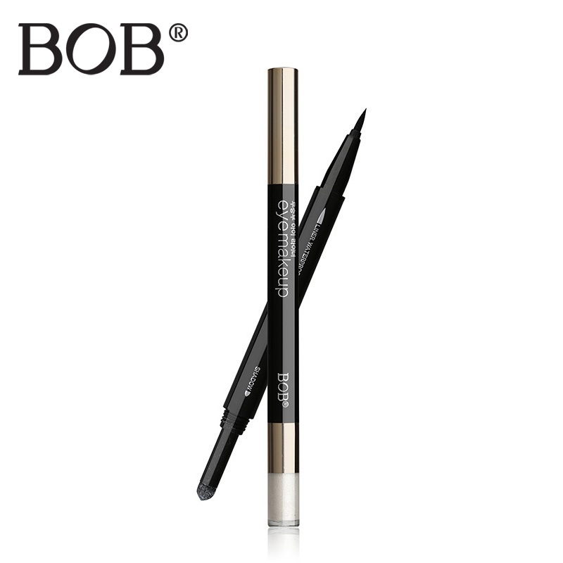 BOB绘型绘色完美双头眼线液笔眼线水笔防水防汗速干不晕染眼线笔