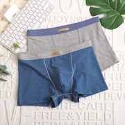 Cá tính thể thao thời trang 3D cắt bụng U-bag nam cotton chất lượng boxer tóm tắt quần short cotton thoáng khí