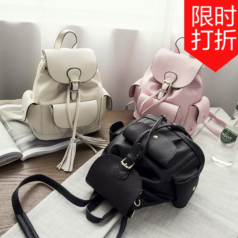Рюкзак с кисточками, сумка через плечо, маленькая свежая сумка ремень, водонепроницаемая школьная сумка, корейский стиль
