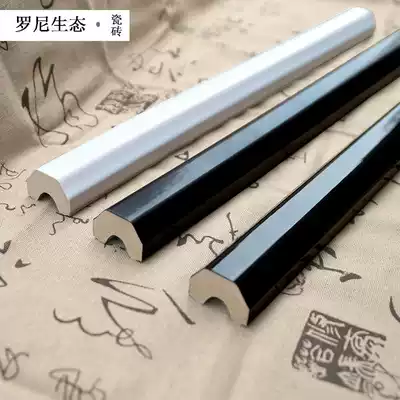 Nordic white accessories Ohm line edge strip Yin angle strip Kitchen powder room tile waist line skirting board anti-collision protection strip