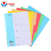 Fudekuai FD-500A paper paging paper label separator paper 5-page plastic index paper color separator paper