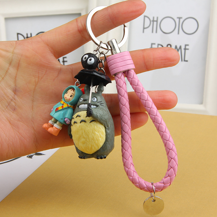 Winter Clothing Little Plum Umbrella Smiley Face Dragon Cat Coal Ball Paparazzi Model With Rope Car Key Button