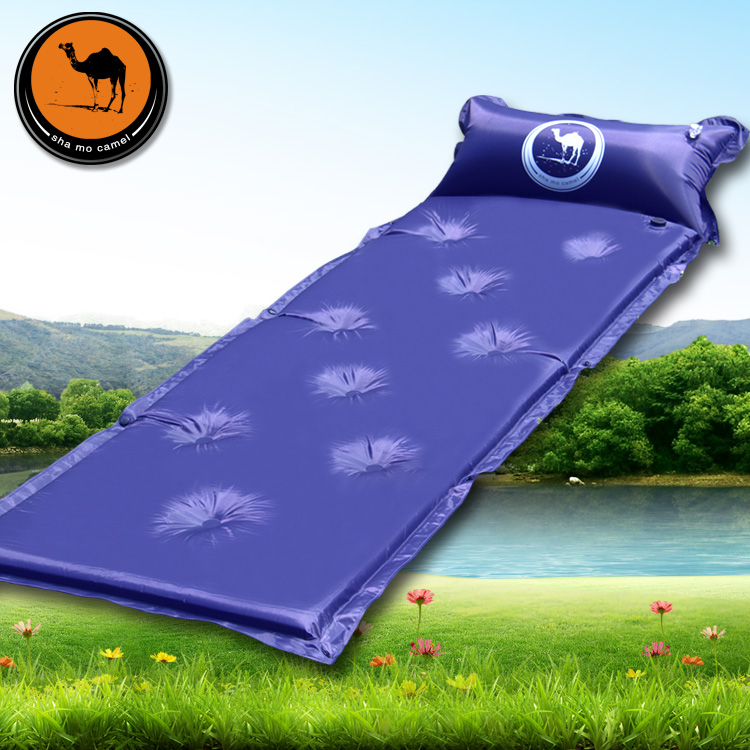 Free Boat Camel Tent Automatic Inflatable Cushion Single Splicing double anti-damp cushion Noon Sleeping Cushion Thickened Widening