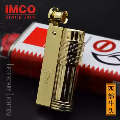 Original Austrian love cool imco lighter 6700 bull head tyrant gold nostalgic windproof high grade male lighter